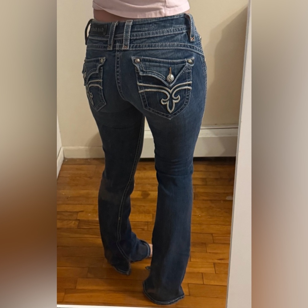 Rock Revival Dark Blue Boot Cut Jeans